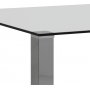 Edge ruokapyt 140 cm - Kromi