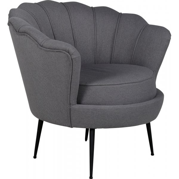 Ballini-nojatuoli - Harmaa kangas + Huonekalujen tekstiilien puhdistus