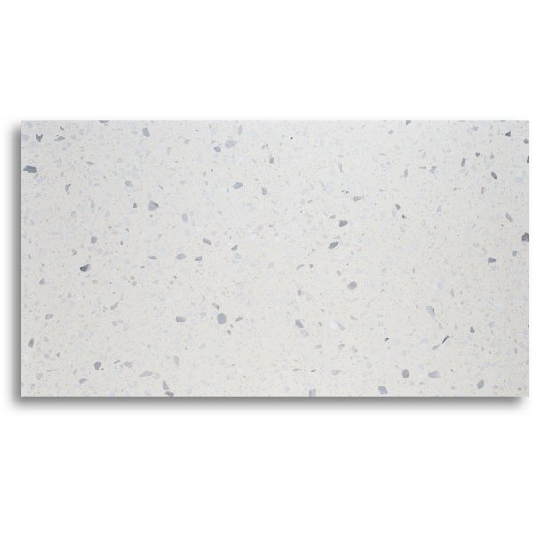 Terrazzo-sohvapöytä 75x75 cm - Bianco Terrazzo & Messinkinen Star-runko Terrazzo-sohvapöytä 75x75 cm - Bianco Terrazzo & Messinkinen Star-runko
