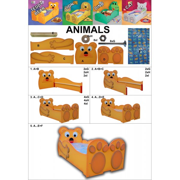 Kissa lastens�nky - Valinnainen koko!