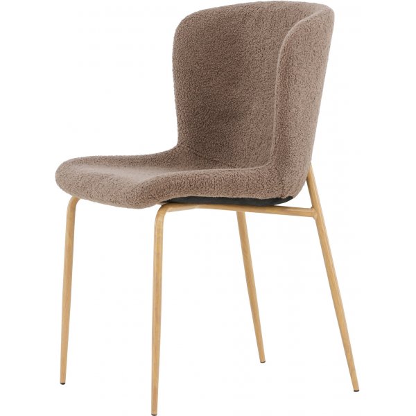 Modesto ruokapöydän tuoli - Ruskea boucle Modesto ruokapöydän tuoli - Ruskea boucle