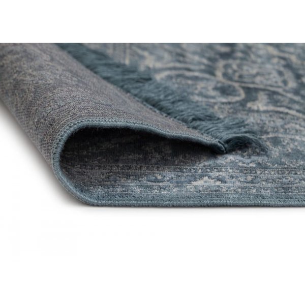 Casablanca Kashan- viskoosimatto - Sininen