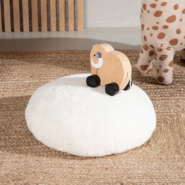 Ruston Pouf - valkoinen Ruston Pouf - valkoinen