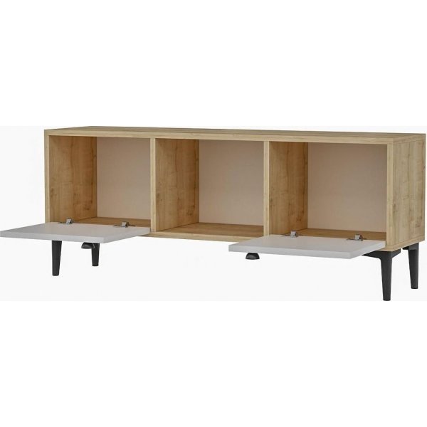 Paridon mediapenkki - Safiiri/tammi/valkoinen Paridon mediapenkki - Safiiri/tammi/valkoinen