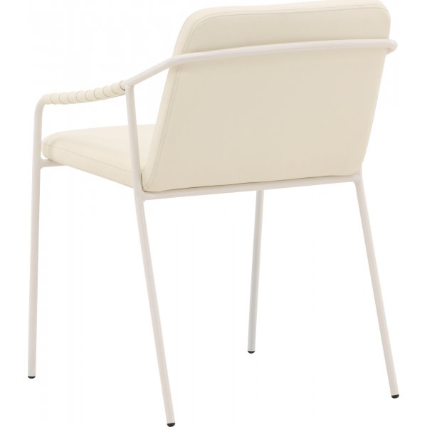 Kierretty ruokatuoli - beige