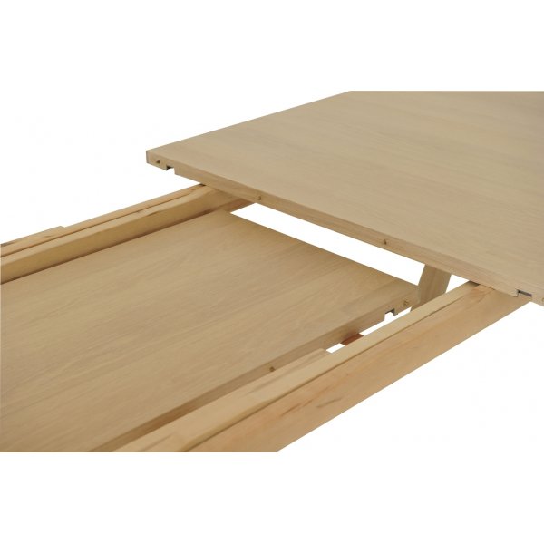 Sandholmen ruokap�yt� 220 x 100 cm - Valkoinen pigmentoitu tammi