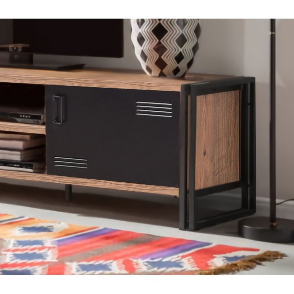 Cosmo Rex mediapenkki - mänty/musta Cosmo Rex mediapenkki - mänty/musta