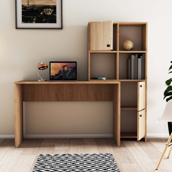 Hiljaisuuspöytä 156,8 x 51,5 cm, oikea - Tammi Hiljaisuuspöytä 156,8 x 51,5 cm, oikea - Tammi