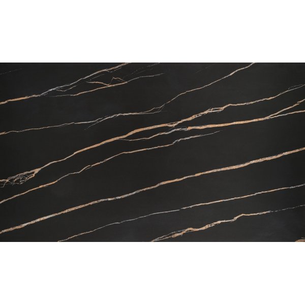 Lozano ruokapöytä 140-200 x 82 cm - Musta marmori/pähkinä Lozano ruokapöytä 140-200 x 82 cm - Musta marmori/pähkinä