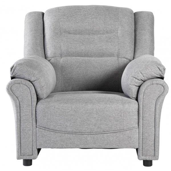 Vera-nojatuoli harmaata kangasta