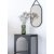 Adelaiden lasikaappi 110x50 cm - Musta