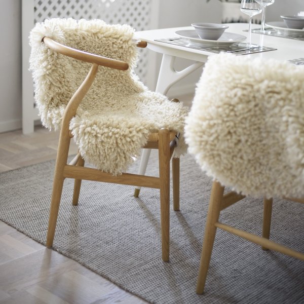 Villainen tekoturkis Beige - 60 x 90 cm Villainen tekoturkis Beige - 60 x 90 cm