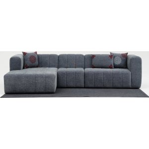 Beyza divaani sohva vasen - harmaa