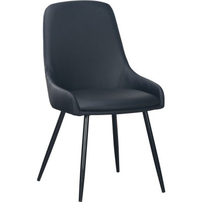 Theo tuoli - musta PU + Huonekalujen jalat