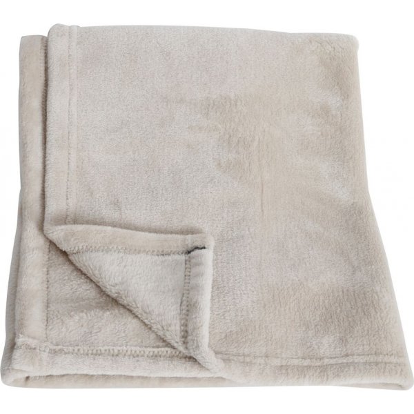 Fleece-ruudukko 80 x 100 cm - beige