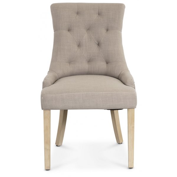 Tuva tuoli - Beige, antiikkikäsitellyt jalat + Huonekalujen tahranpoistoaine Tuva tuoli - Beige, antiikkikäsitellyt jalat + Huonekalujen tahranpoistoaine