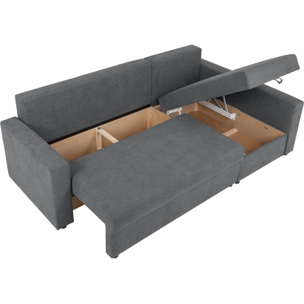 Zemek vuodesohva - harmaa