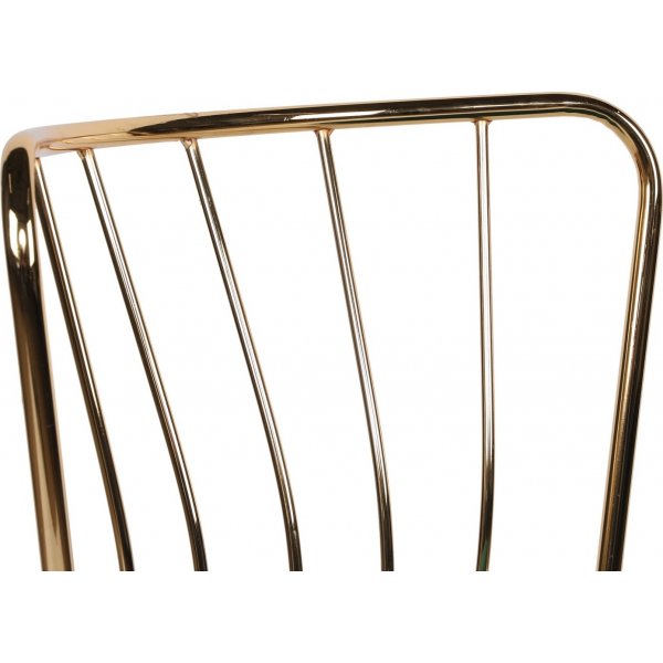 Jill ruokatuolisarja - Vaaleanruskea/kulta Jill ruokatuolisarja - Vaaleanruskea/kulta