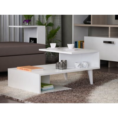 Concetta sohvapöytä 90 x 60 cm - Valkoinen