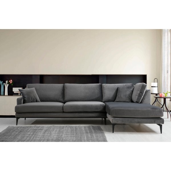 Papira kulmasohva - antrasiitti Papira kulmasohva - antrasiitti