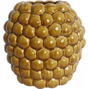Maljakko Big Bouble H25 - Keltaisenruskea Maljakko Big Bouble H25 - Keltaisenruskea