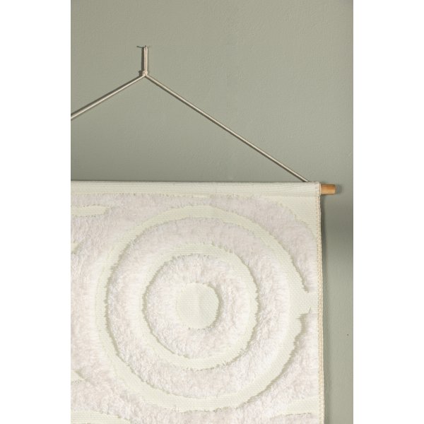 Nikita seinämatto 70 x 100 cm - Valkoinen Nikita seinämatto 70 x 100 cm - Valkoinen