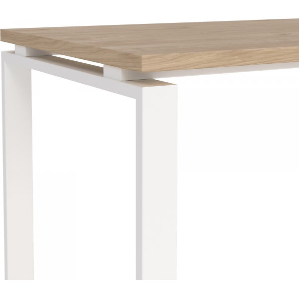 Kylttipöytä 150 cm - Valkoinen/hikkori Kylttipöytä 150 cm - Valkoinen/hikkori