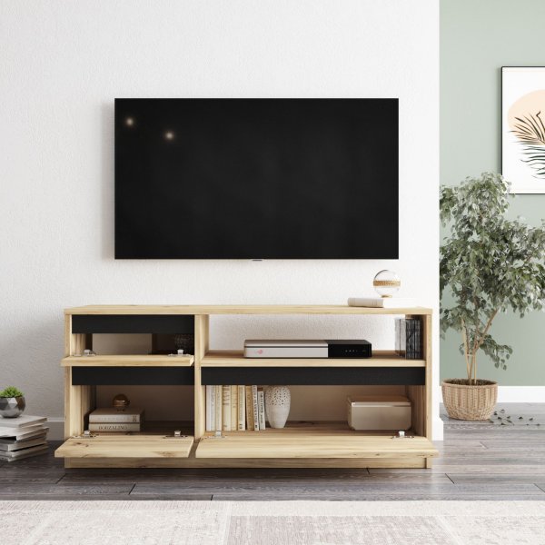 Luvio mediapenkki 7 - tammi/musta