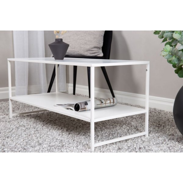Trène sohvapöytä 101,6 x 43,2 cm - Valkoinen Trène sohvapöytä 101,6 x 43,2 cm - Valkoinen