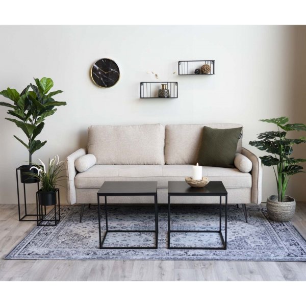 Lamppupyt 45 x 45 cm - Musta + Huonekalujen tahranpoistoaine