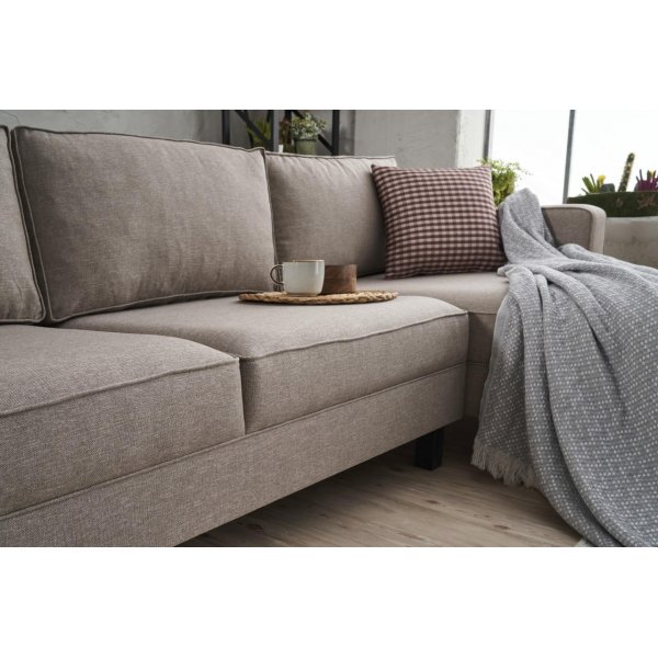 Kale divaani sohva oikea - Kermanvalkoinen pellava Kale divaani sohva oikea - Kermanvalkoinen pellava