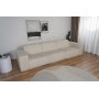 Modulaarinen sohva 310 cm beige samettia