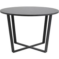 Amble pyöreä ruokapöytä Ø110 cm - Musta / marmori Amble pyöreä ruokapöytä Ø110 cm - Musta / marmori
