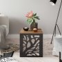 Tonga sivupyt 44,5 x 44,5 cm - Phkin/musta