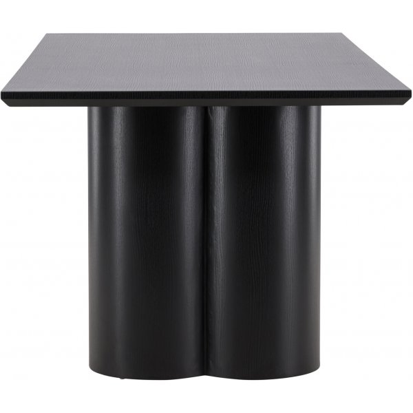 Olivia-ruokapöytä 210x100 cm mustaksi petsattu Olivia-ruokapöytä 210x100 cm mustaksi petsattu