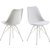 Eris tuoli - valkoinen + Huonekalujen jalat