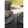 Provence ulkoiluryhm: Scottsdale pyre harmaa/valkoinen ruokapyt 112 cm sislten 4 Provence nojatuolia harmaata synteettis