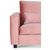 Adore- 1,5- paikkainen nojatuoli - Plyinen vaaleanpunainen vri (sametti)