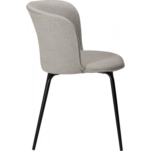 Eden ruokatuoli - Cashmere bouclé/musta Eden ruokatuoli - Cashmere bouclé/musta