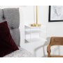Elliot Bedside seinlle ripustettava - Valkoinen