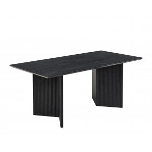 Crossby ruokapöytä 180x90 cm - Mustaksi petsattu tammi Crossby ruokapöytä 180x90 cm - Mustaksi petsattu tammi