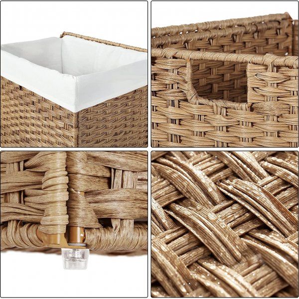 Angelika pyykkikori 90 l - rottinki