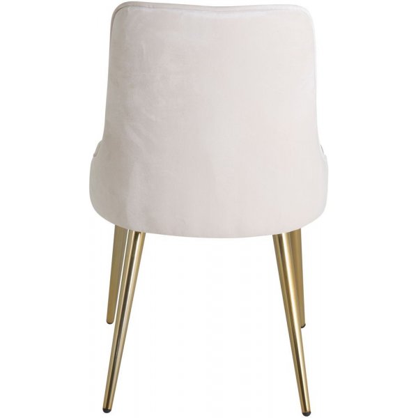 Ruokatuoli Zeus - Mattamessinki / Beige sametti