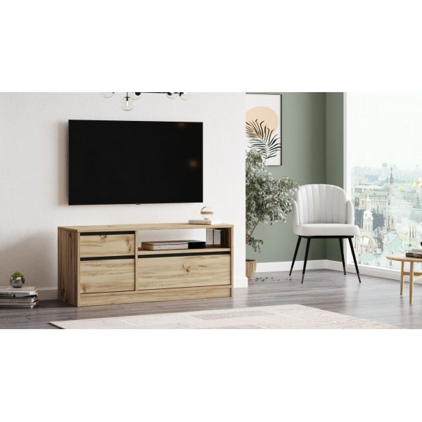 Luvio mediapenkki 7 - tammi/musta