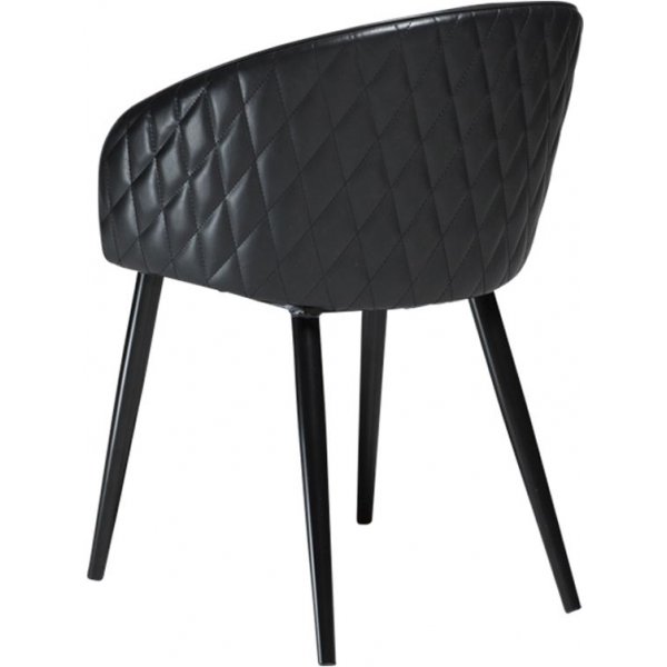 Kaksoisnojatuoli - Vintage musta