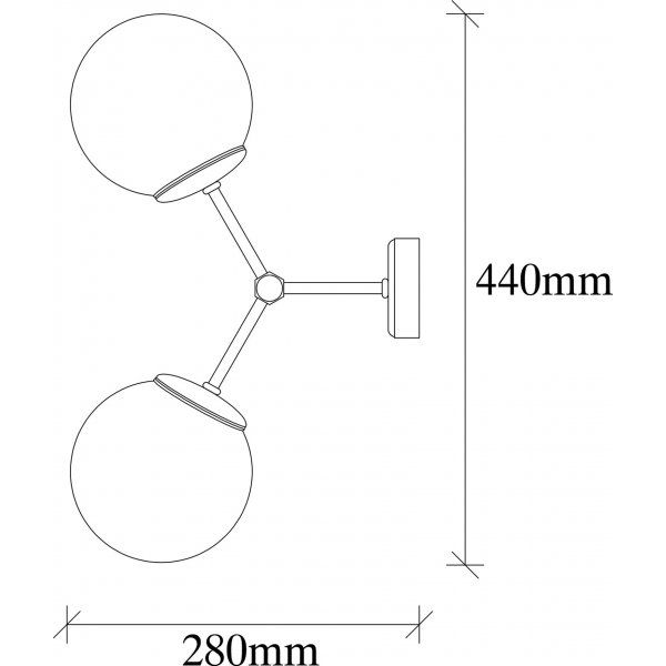 Damar seinävalaisin 6341 - Keltainen/valkoinen Damar seinävalaisin 6341 - Keltainen/valkoinen