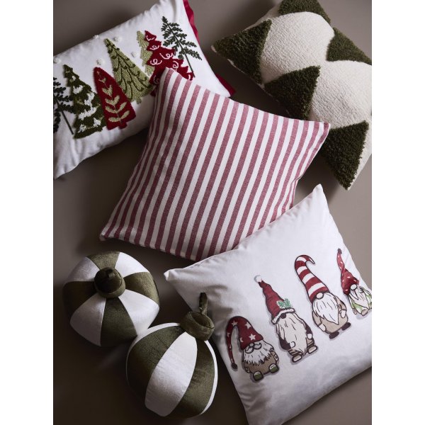 Perhetyynynpäällinen 45 x 45 cm - luonnonvalkoinen Perhetyynynpäällinen 45 x 45 cm - luonnonvalkoinen