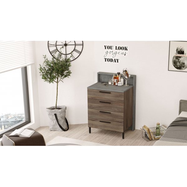 Kodin lipasto - Ruskea/harmaa