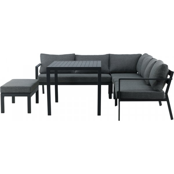 Ramos kulmasohvaryhmä - musta/harmaa Ramos kulmasohvaryhmä - musta/harmaa