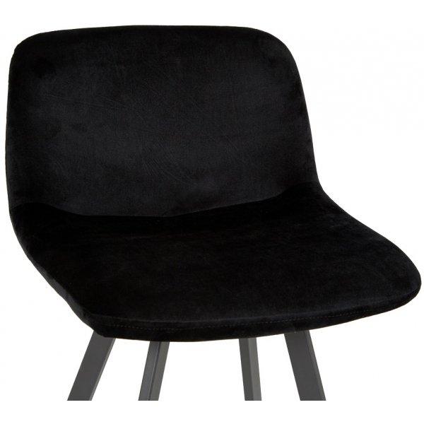 Elisa baarituoli - Musta sametti Elisa baarituoli - Musta sametti